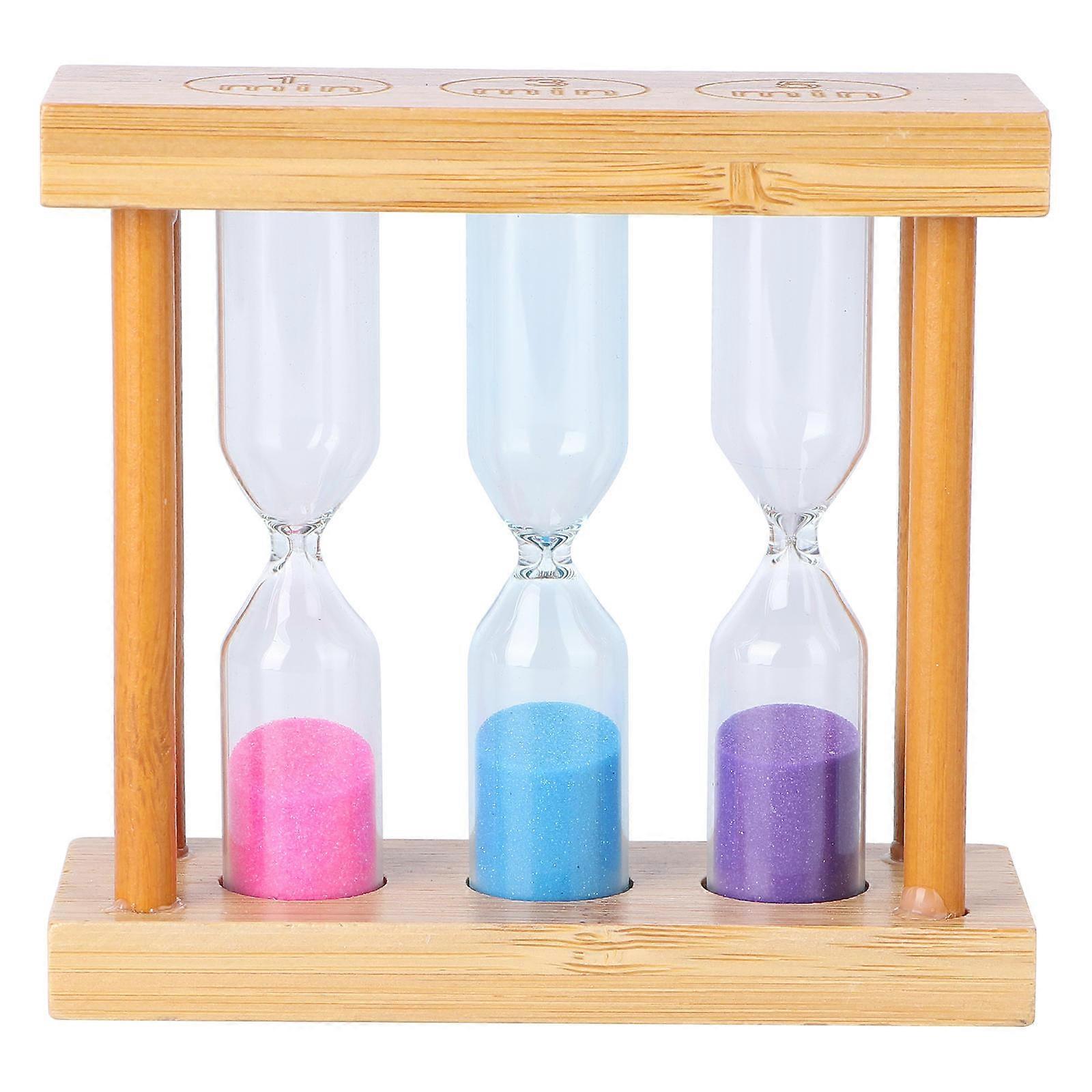 Creative Timer Hourglass Timing Tool Hotel Sauna Room 9.5X9.3CM Assorted Color Simple Design 1Pack