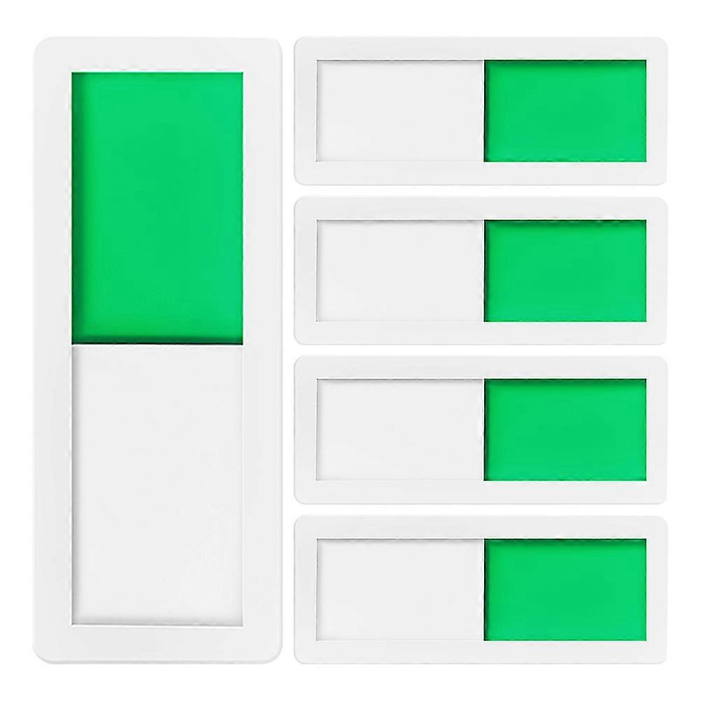 Occupied Sign For Bathroom Door Privacy Slide Square Sleek Design Acrylic 5Pcs