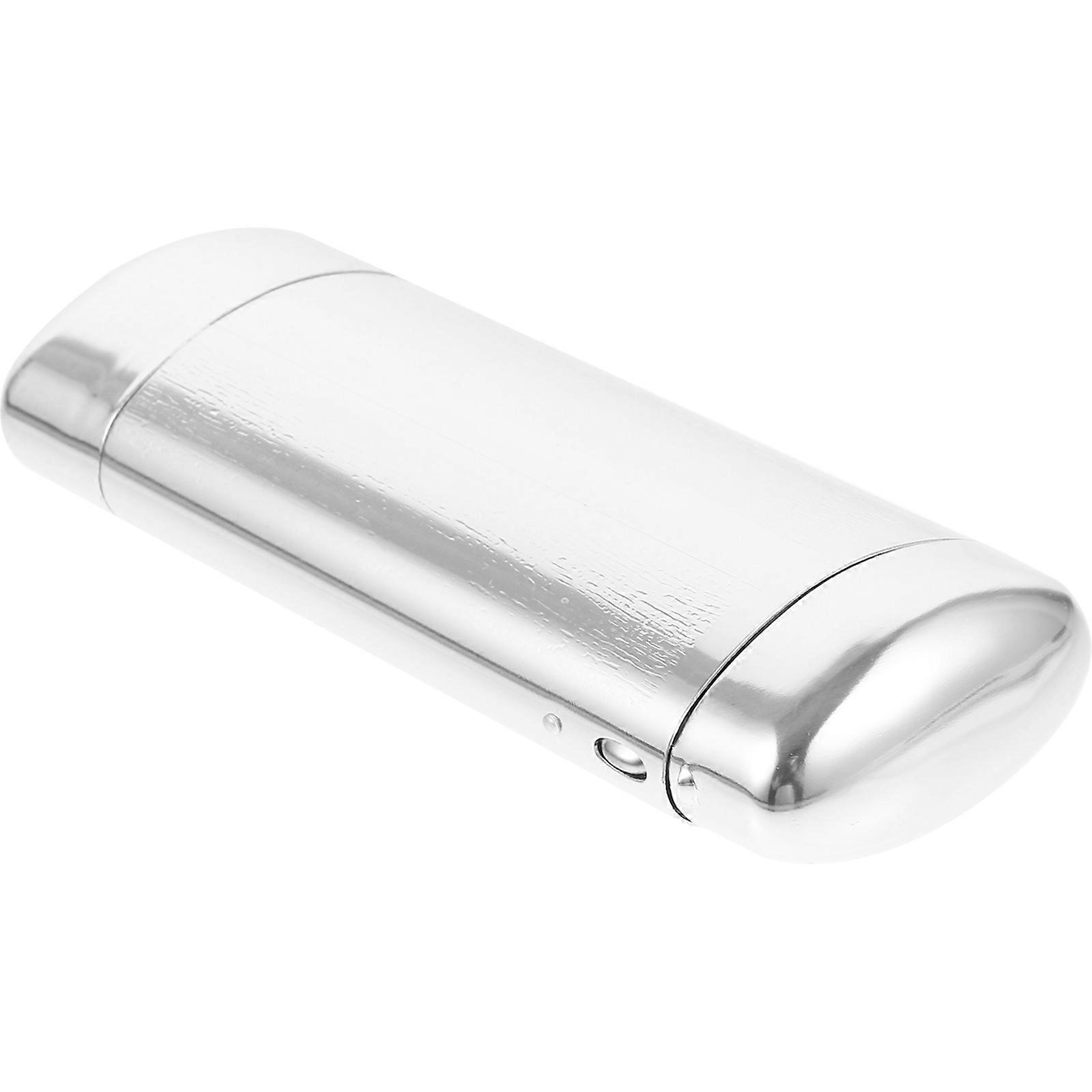 Sunglass Organizer Travel Sunglasses Case Portable Eye Glasses Case Silver Rectangular Protective 1Pcs