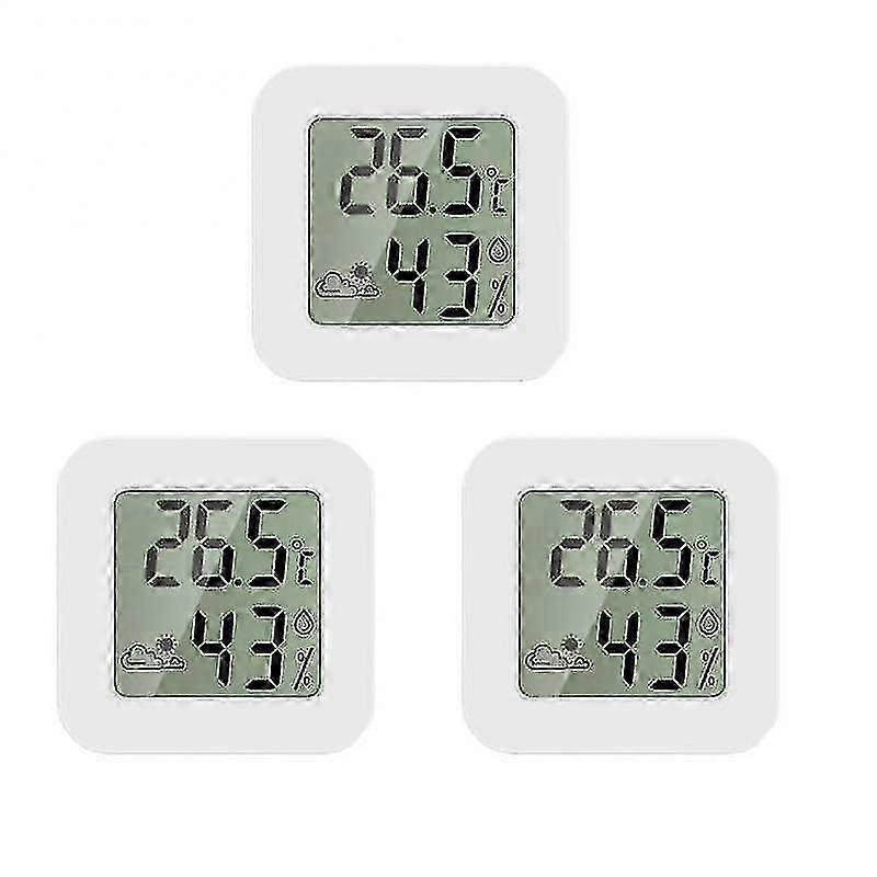 Mini termometro digitale LCD igrometro monitor di umidità della temperatura ambiente interna per l'home office