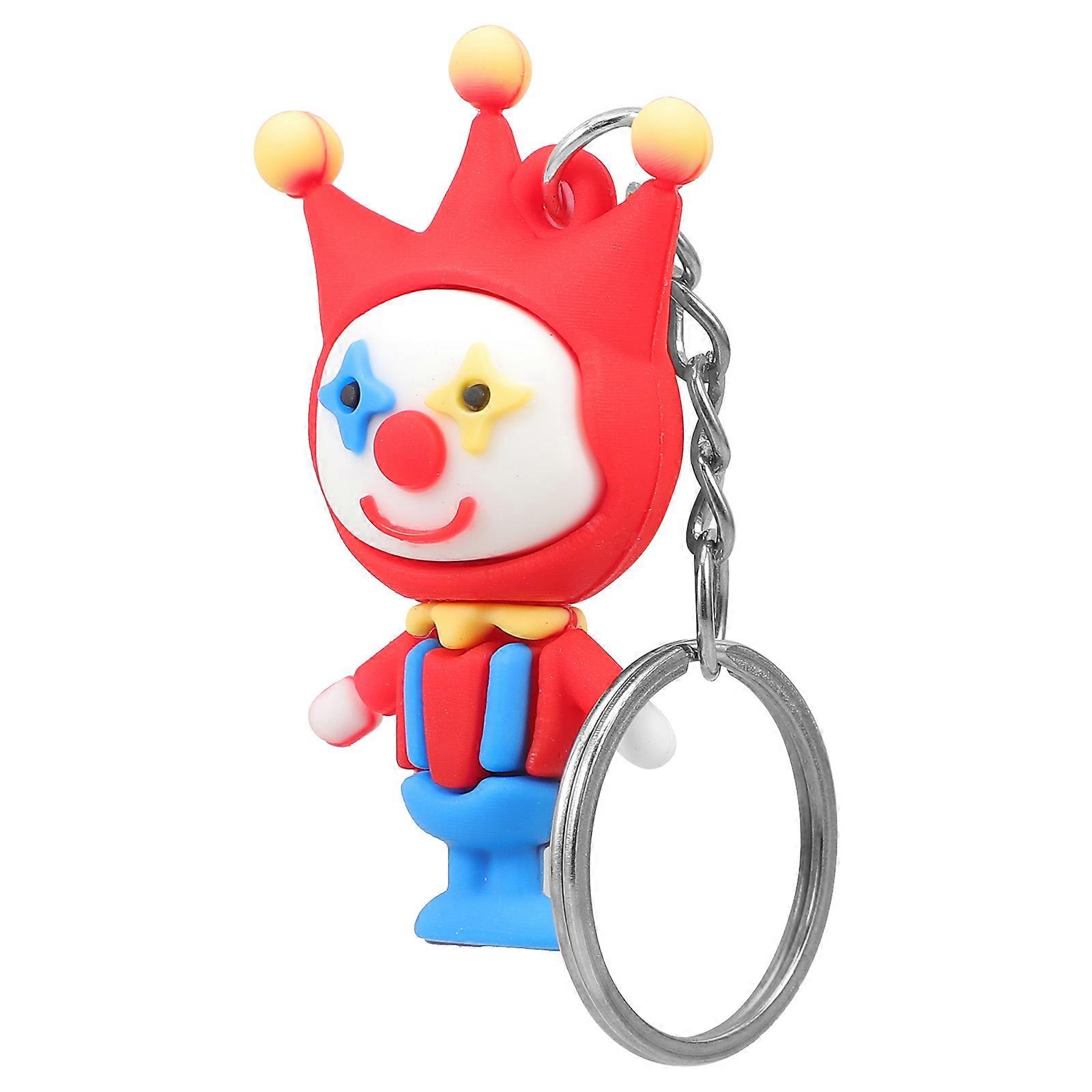 Cute Keychain Clown Shape Multi- Decoration 1Pack