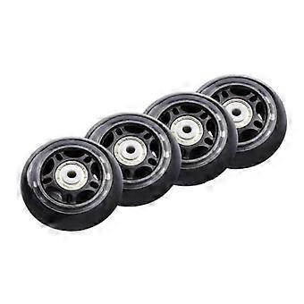 4Pcs Roller Skates Non-Flashing Wheel Skate Wheel 70X24mm Bearing Skate Accessories Non-Slip