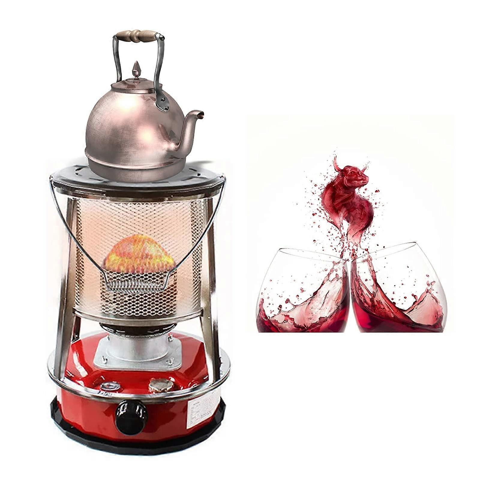 Portable Indoor Outdoor Kerosene Heater 4.6L Compact Lightweight Non Electric Camping Stove for Tent Gazebo Garden Ice Fishing