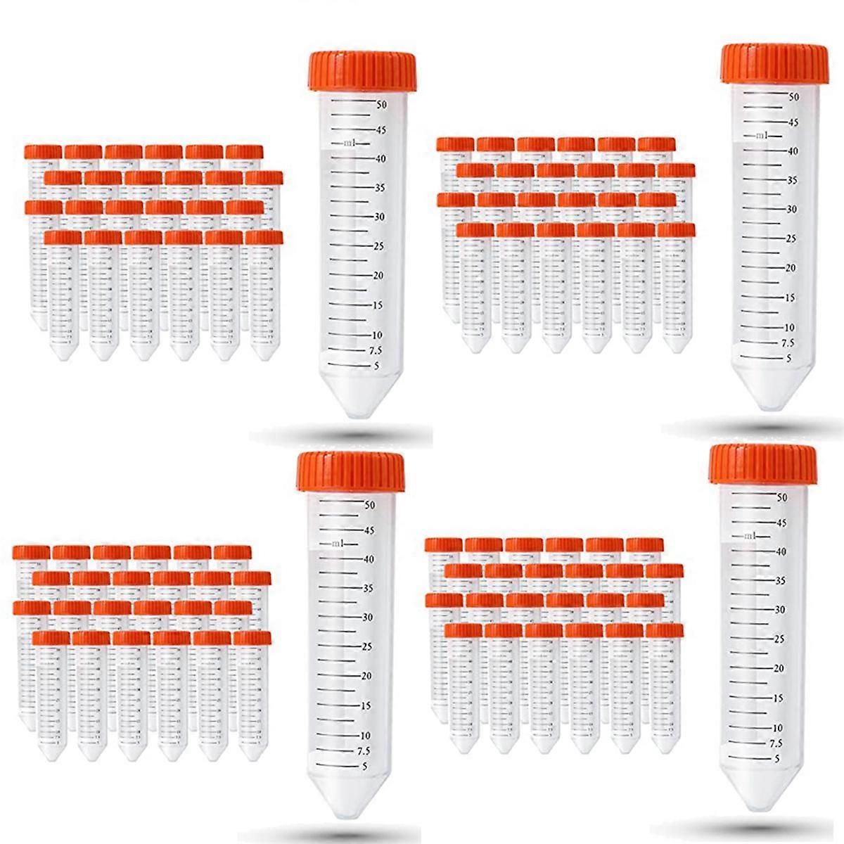 Conical Centrifuge Tubes 50Ml, 25 Pcs, Sterile Test Tubes with Screw