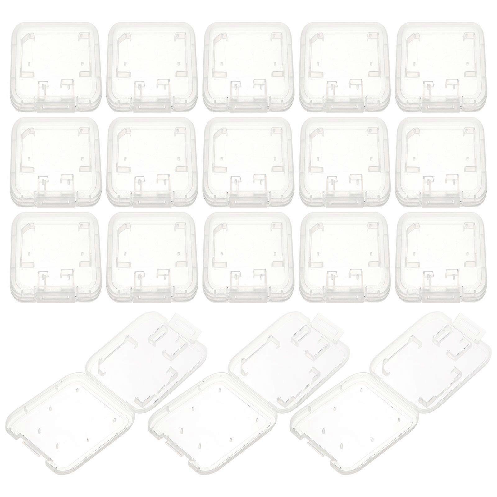 24pcs Memory Card Cases Portable Memory Card Holders Compatible with SD TF Cards