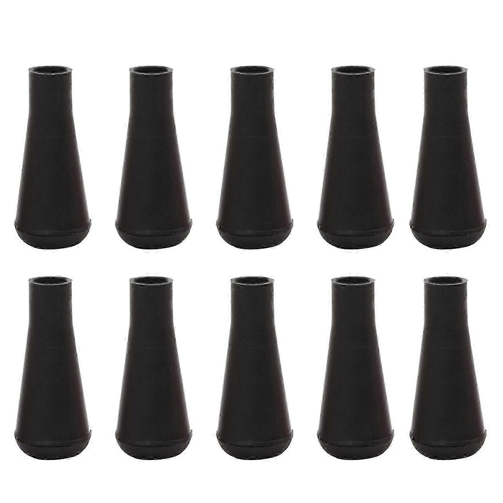 10 Pcs Soft Rubber Arrowheads Shooting Game Practice Tip Rubber Arrow Tip For Shooting Peactice Accessories Durable Black
