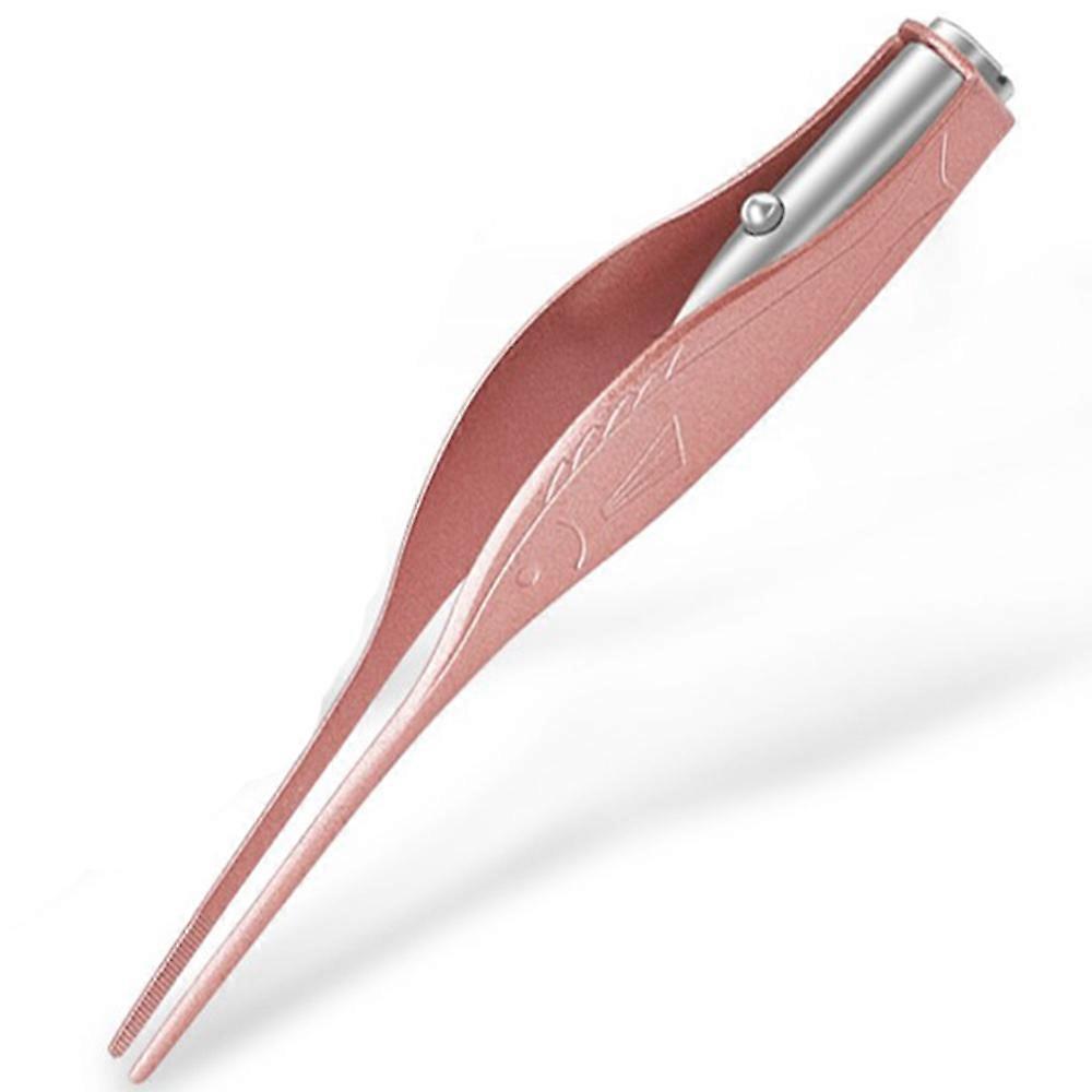 Smart Tweezers with LED Light Rose Gold