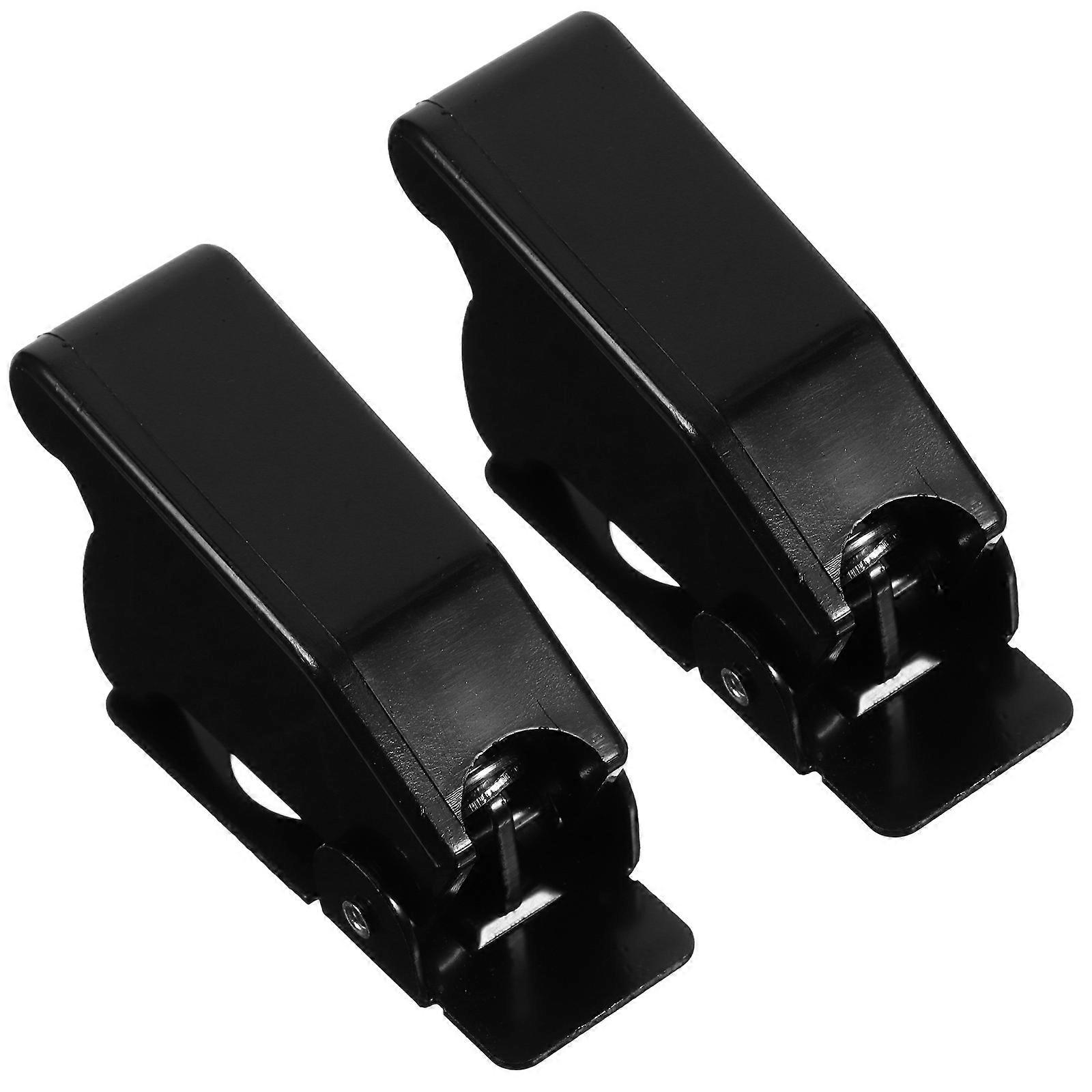 Black Toggle Switch Protective Cover Plate for Safety decorate Easy Installation 2pcs