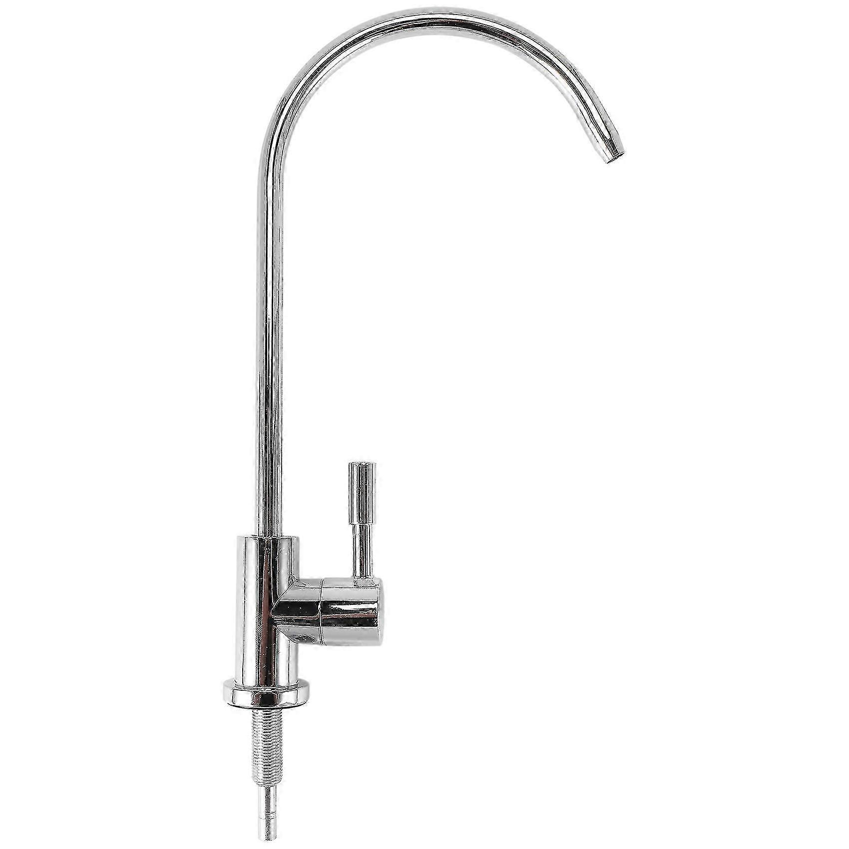 1/4 Inch Chrome Drinking Water Filter Faucet Reverse Osmosis Sink Kitchen Tap