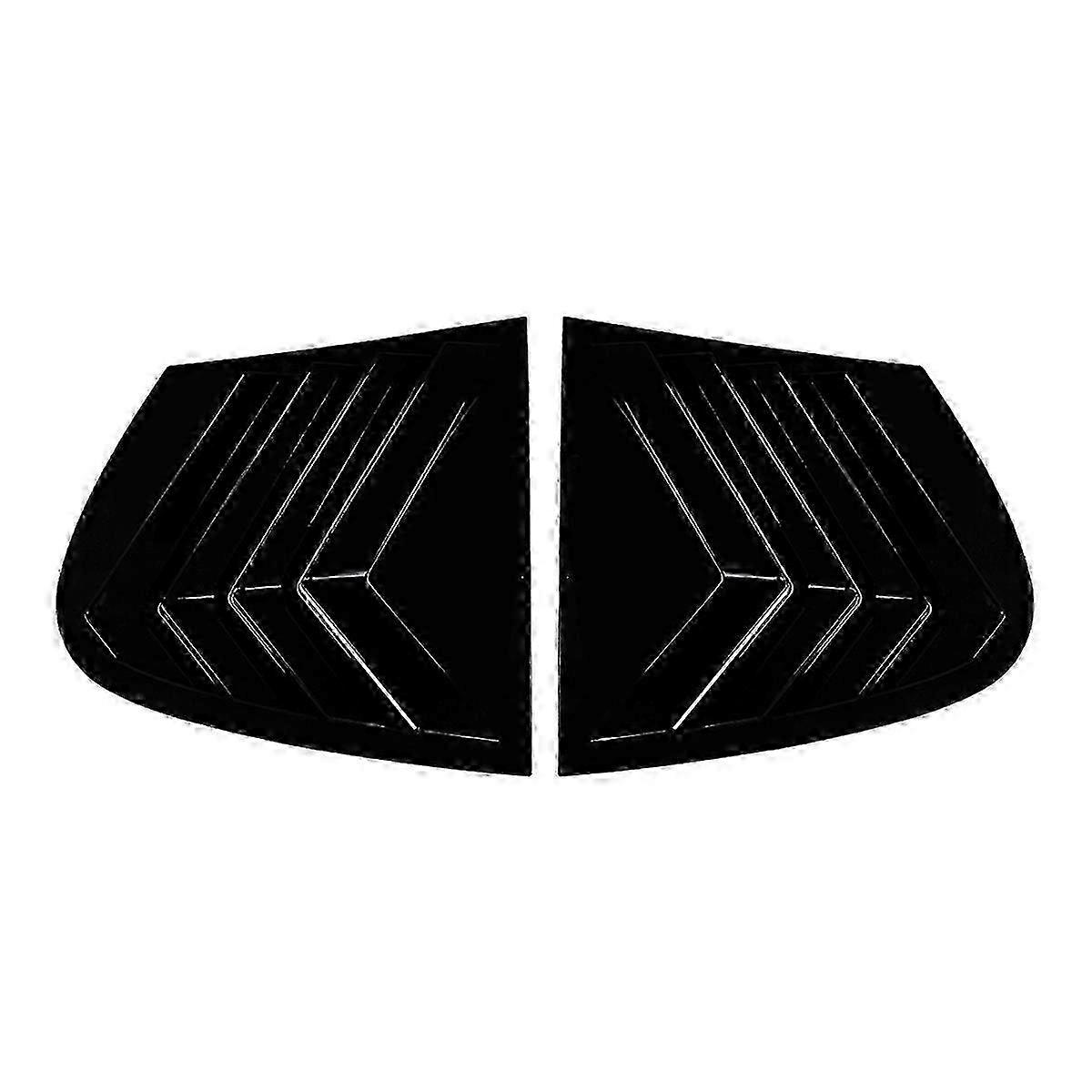 suitable for bmw 1 series e87 rear triangular window louvers shutters blinds cover trim 2005-2011