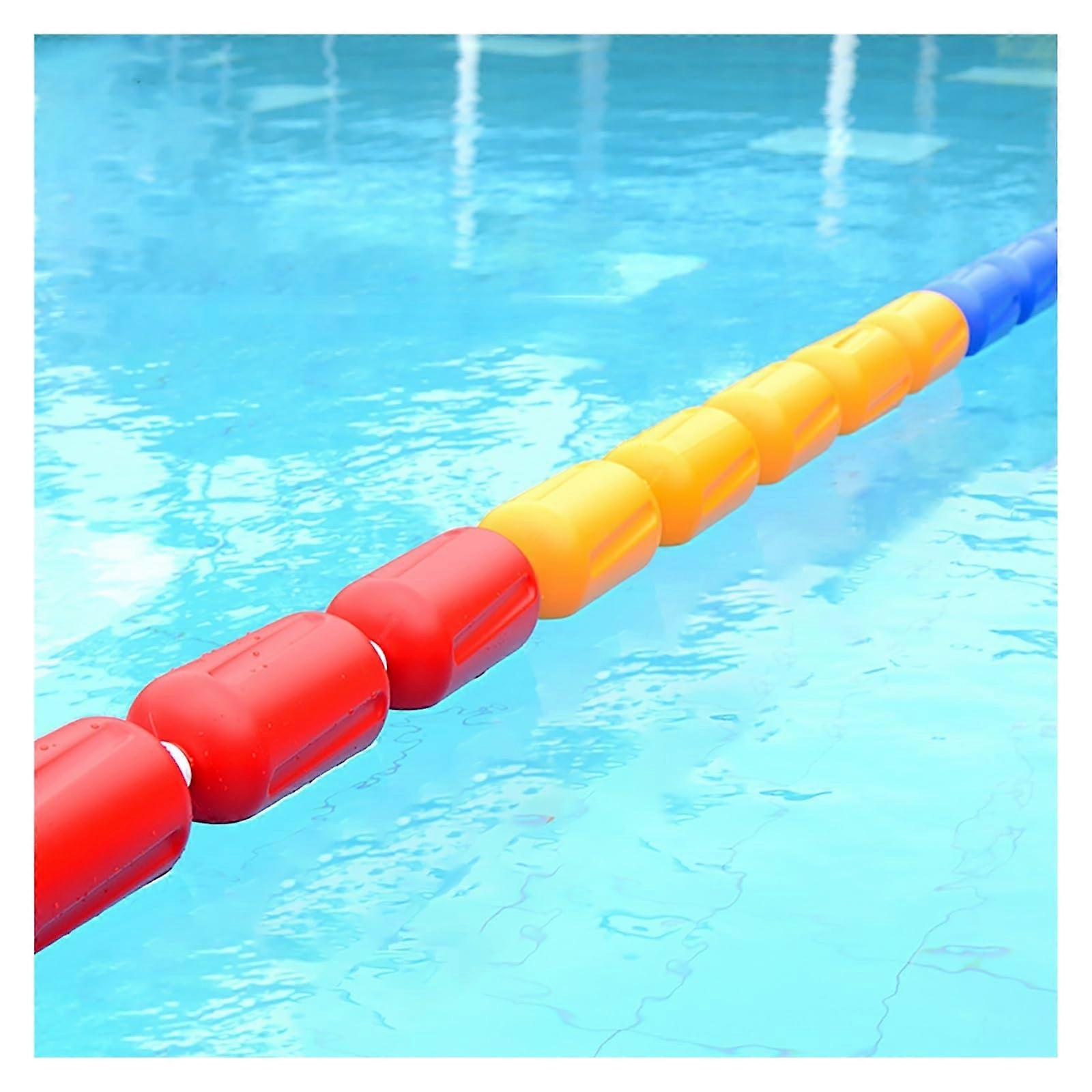 Safety rope and buoy set, professional lane divider for swimming pools, floating rope