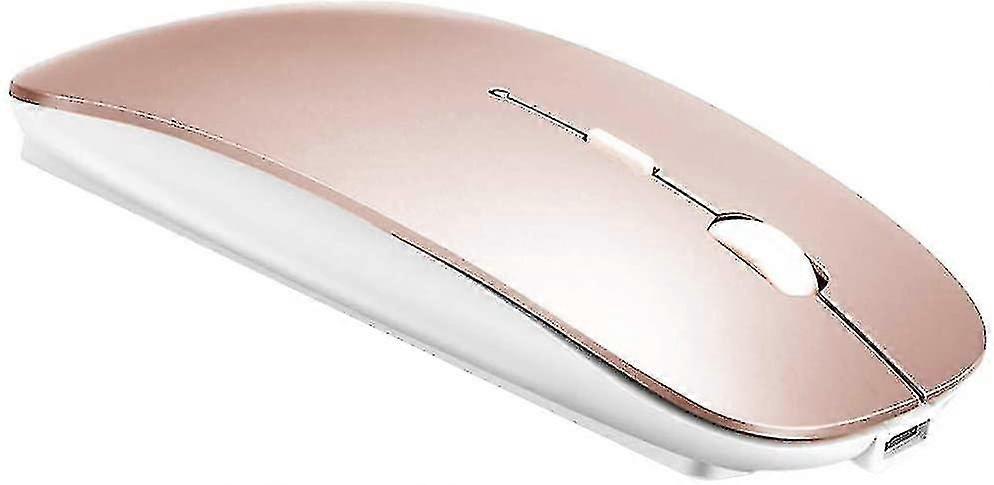 Mouse Bluetooth Wireless pentru Macbook Pro/Air/iPad/Laptop/iMac/PC - Auriu Roz