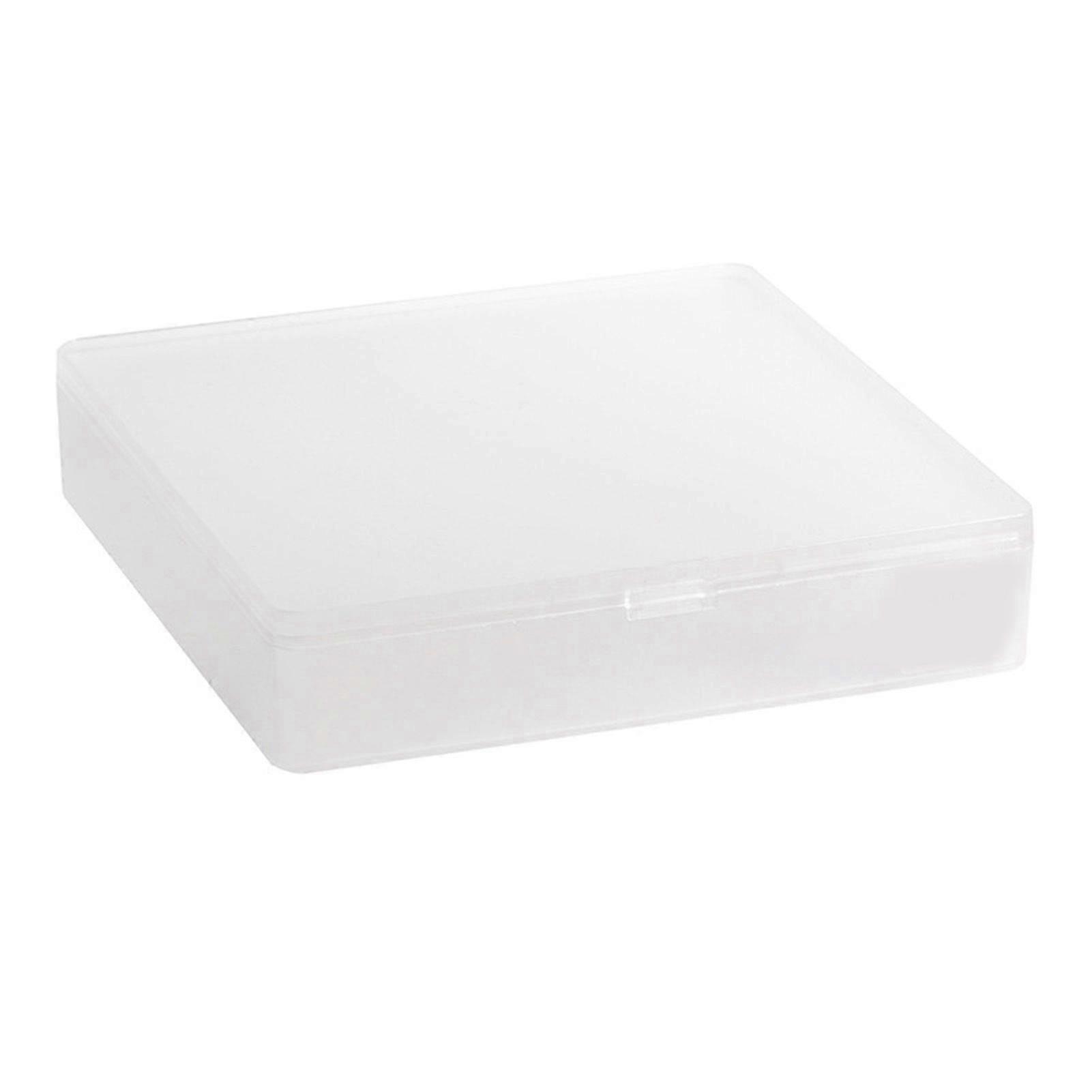 Multifunctional Plastic Storage Case with Cover for Organizing Stationery and Small Items