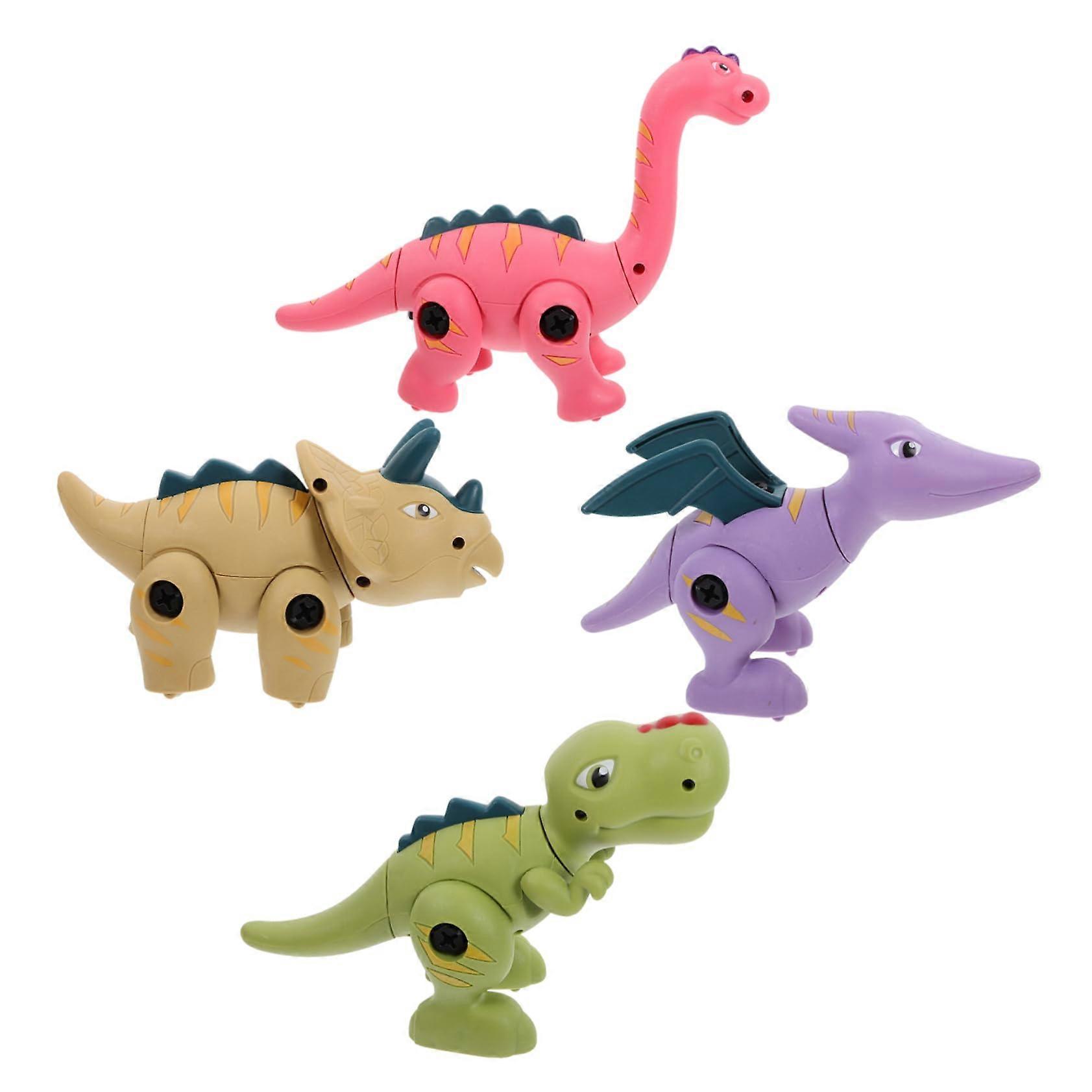1 Set of Dinosaur for DIY Dinosaur Model Easy to Assemble Educational for Creative Craft Projects Decoration for Kids Room or Office