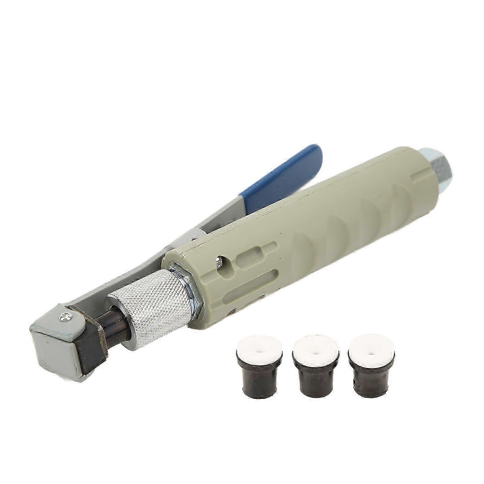 Sand Blaster Nozzle Head with 3 Ceramic Tips for Removing Stains, Rust, and Grime from Various Media