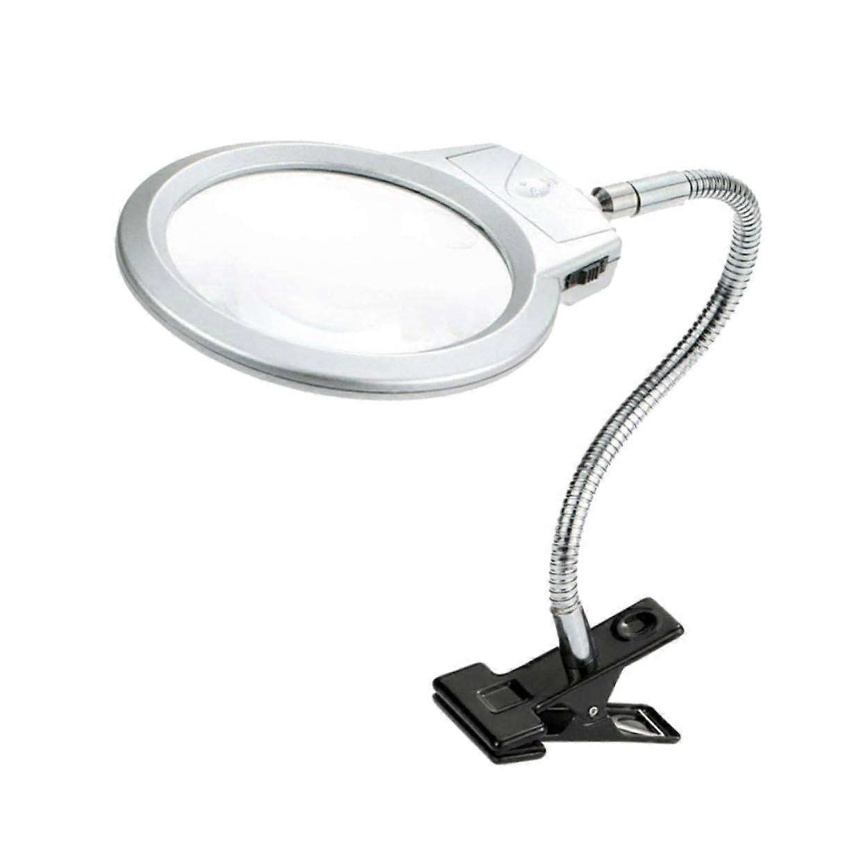 Study Light Clip Adjustable LED Desk Lamp for Reading, Hobby, and Office Use - Flexible Clamp, Energy-Efficient, 3 Brightness Levels
