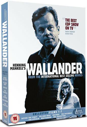 Wallander Collected Films 1-7 DVD (2011) Krister Henriksson cert 15 4 discs - Region 2