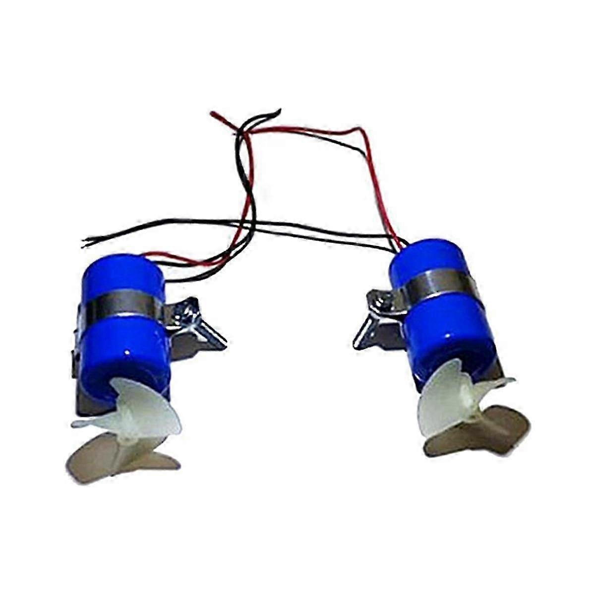 1 Pair RC Jet Boat Underwater Motor Thruster 7.4V 16800RPM CW CCW 3-Blades Propeller For DIY -ROV R