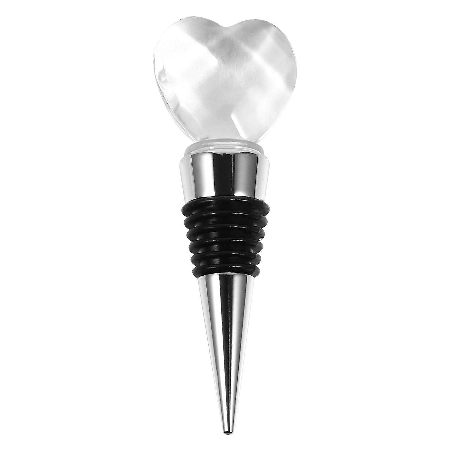 Heart Shape Silver Sealing Beverage Freshness 1Pc