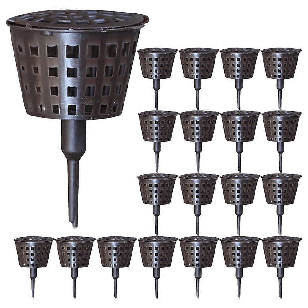 30pcs Bonsai Fertilization Mesh Baskets with Lid – Planting Nutrition Cups for Orchids, Succulents, and Indoor Plants – Portable Garden Nursery Pots