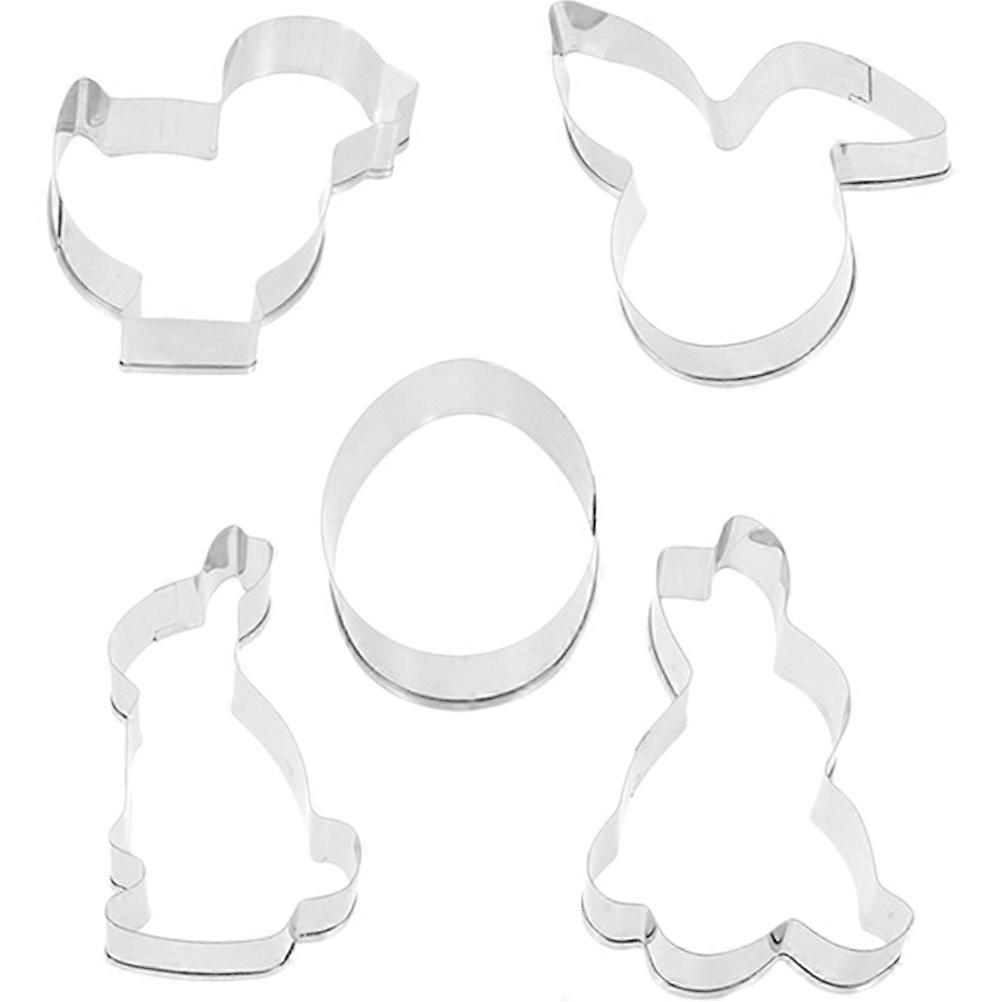 Cookie Cutters Chick Shape Simple Design Holiday Events Baking Tools 5Pcs