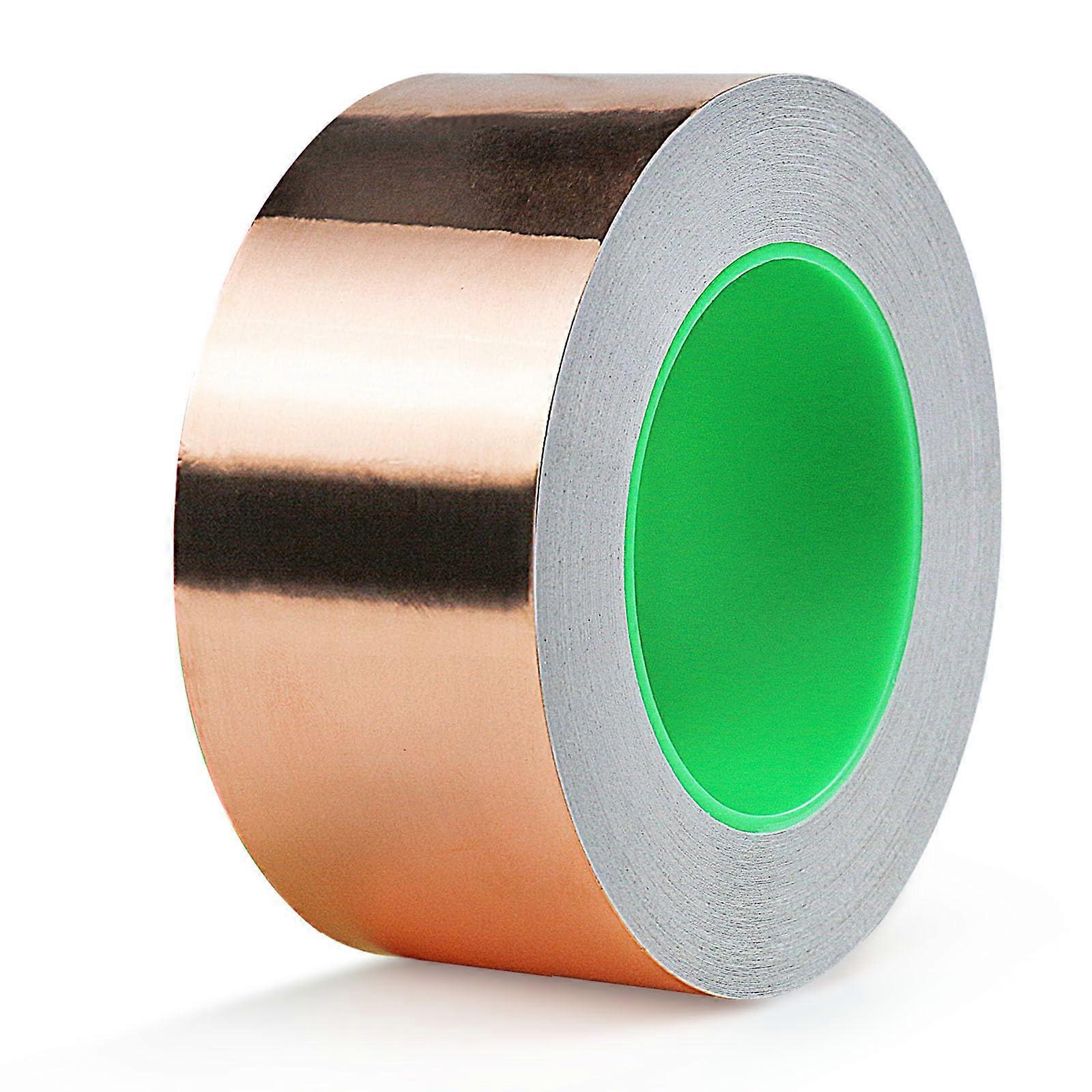 Conductive Copper Foil Tape 50mm x 20m Self-Adhesive for Guitar Grounding Electric Repair Soldering Crafts