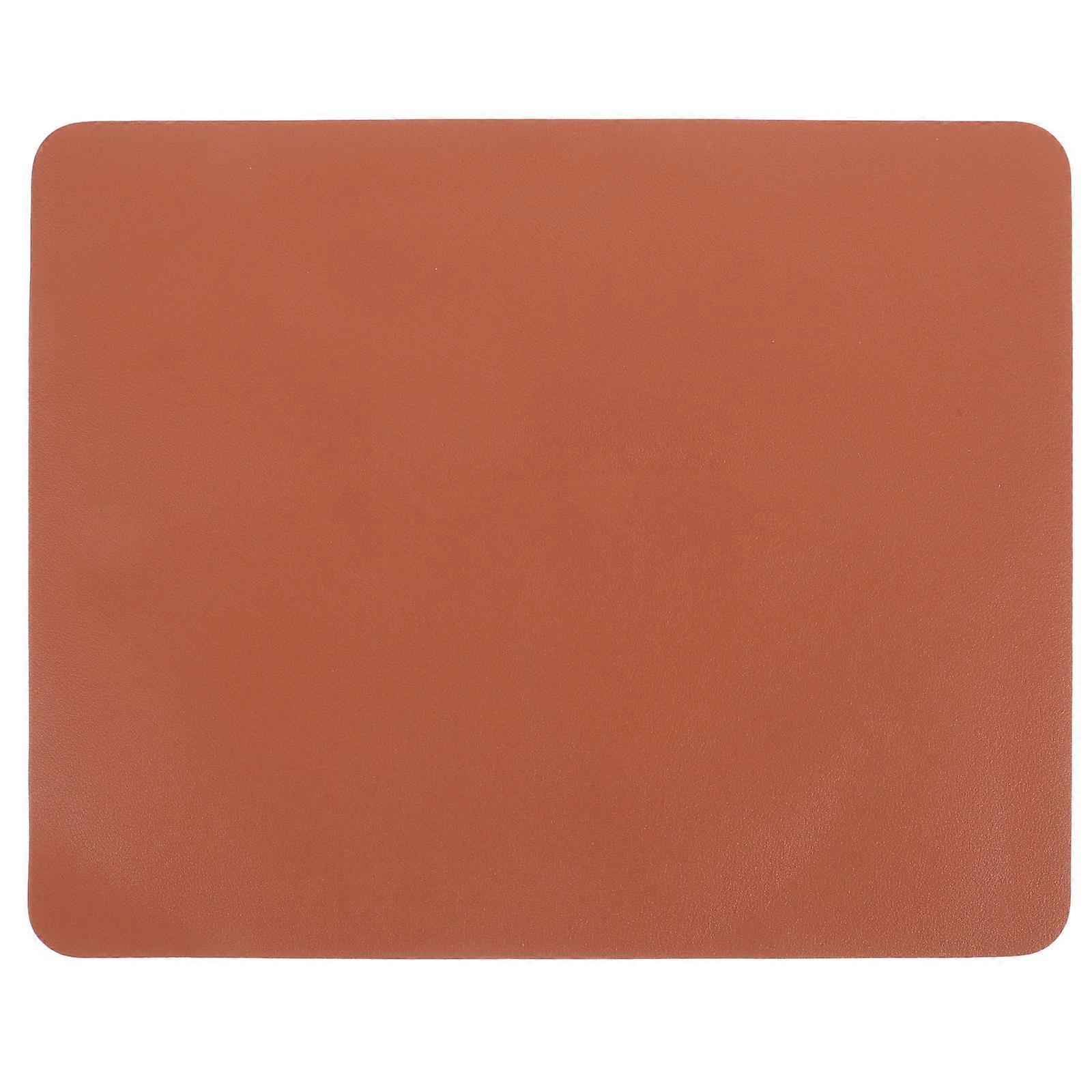 Computer Desk Mat Work Efficiency Enhancement Leather Material For Gamers Rectangular Shape Simple and Generous 30X24X0.1CM 1Pack