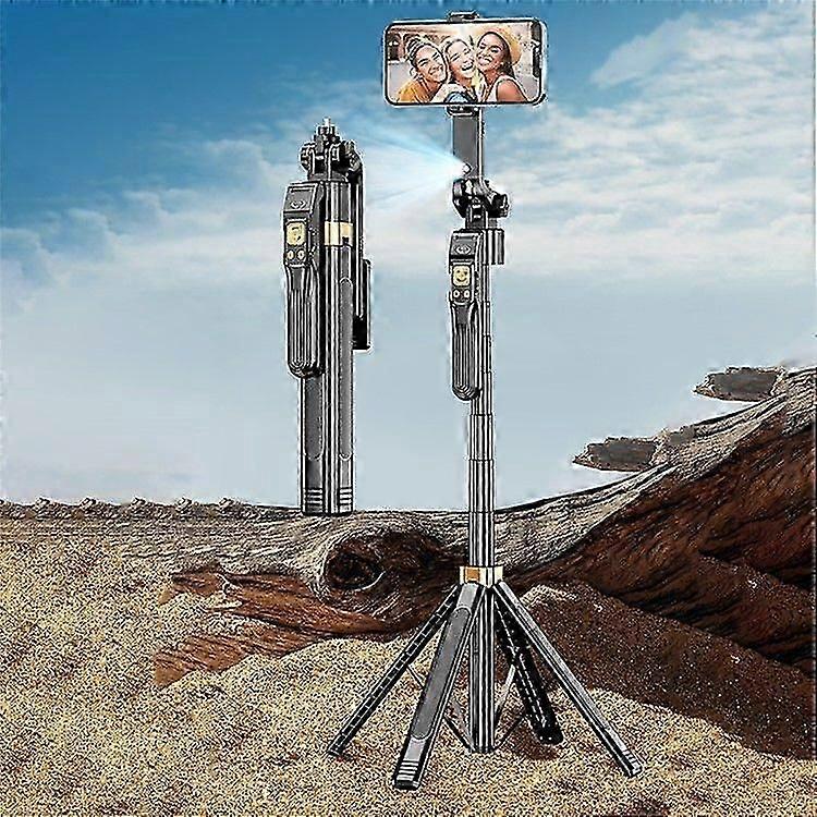 Ai Smart Tracking Gimbal 1.8m Four-legged Floor Stand Phone Live Streaming Bluetooth Selfie Stick