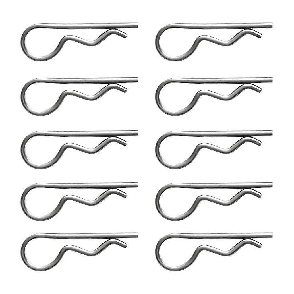 10 x Spring Cotter Pins Spring Pin Safety Clips 2.5 x 60 mm