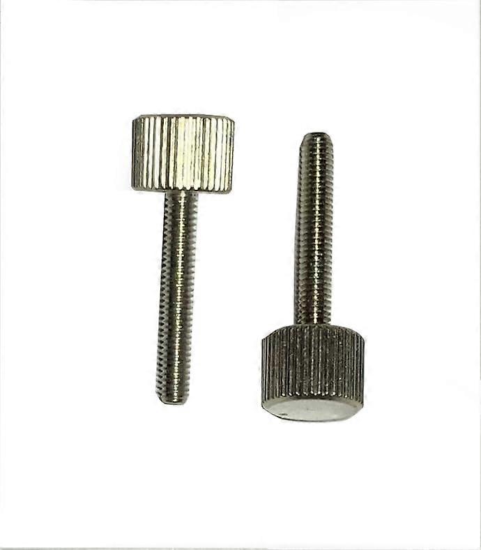 M4X25 – Knurled Screws NickelPlated Brass – 2 x Thumb Screws Knurled Screw DIN – M4 x 25