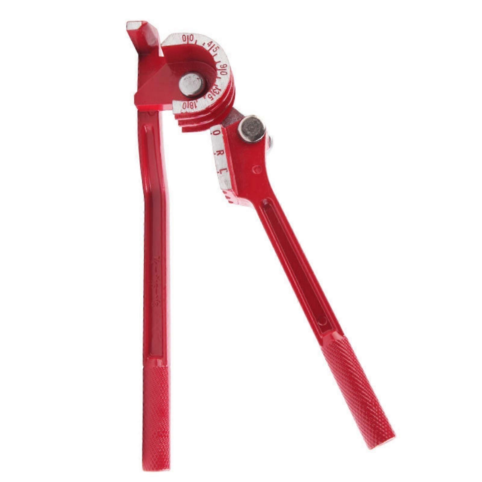 Multipurpose 1/4" 5/16" 3/8" Tube Bending Tool For Thin Walled Pipes 0-180 Degree Flexibility Antislip Grip Easy Storage Multicolor