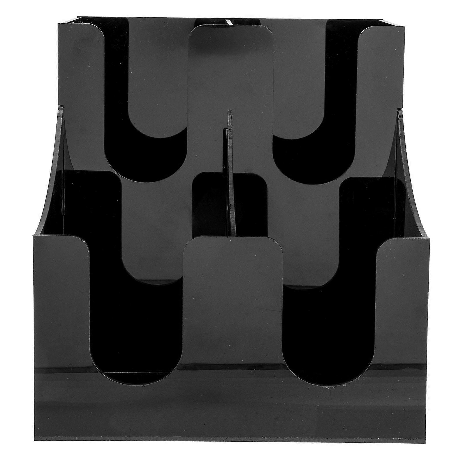 Acrylic Paper Cup Storage Holder, Stylish Cup Dispenser with Open Visual Design for Easy Monitoring, Ideal for Tea Shops