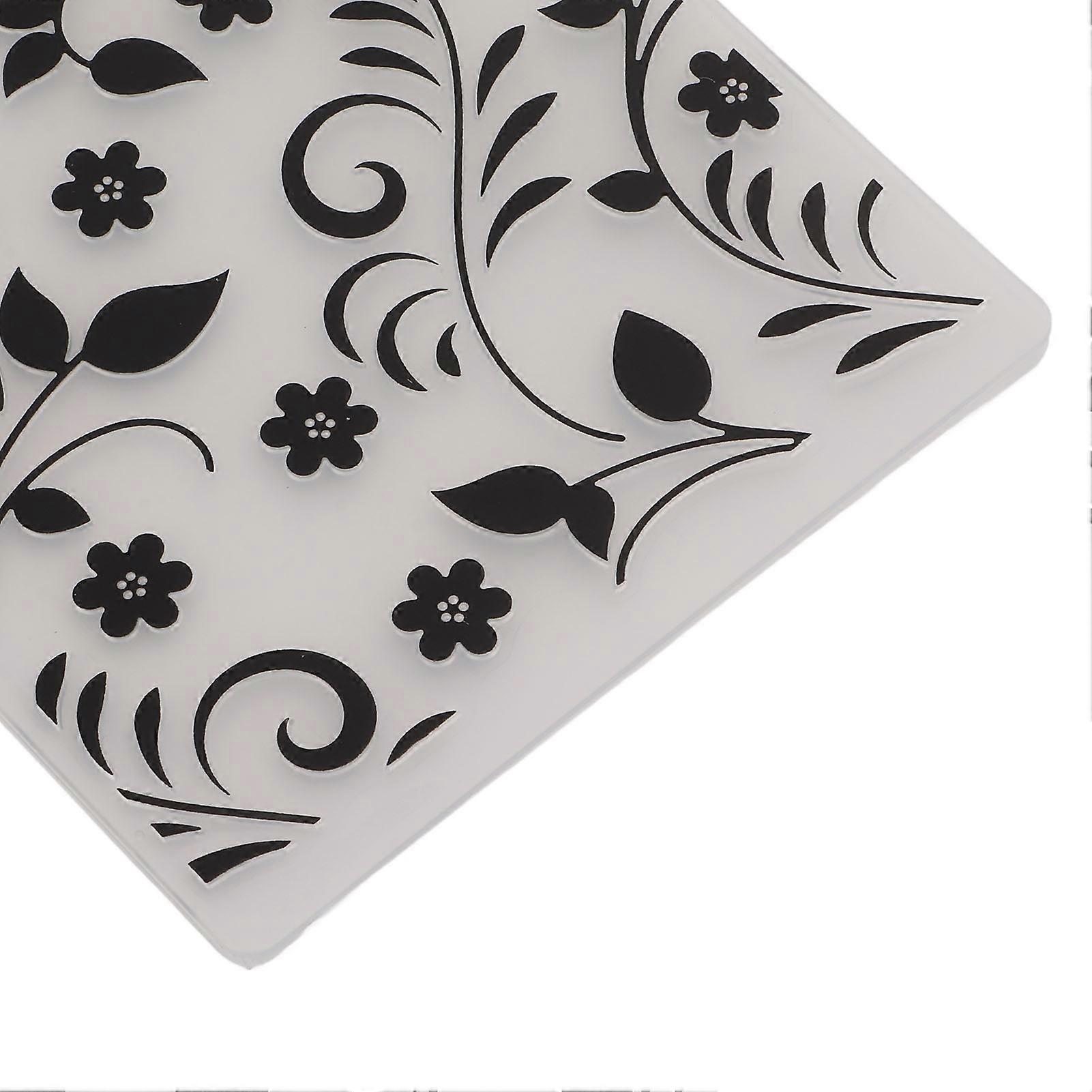 3 Pcs Embossing Folders Multifunctional DIY Plastic Embossing Template Folders for Embossing Machine