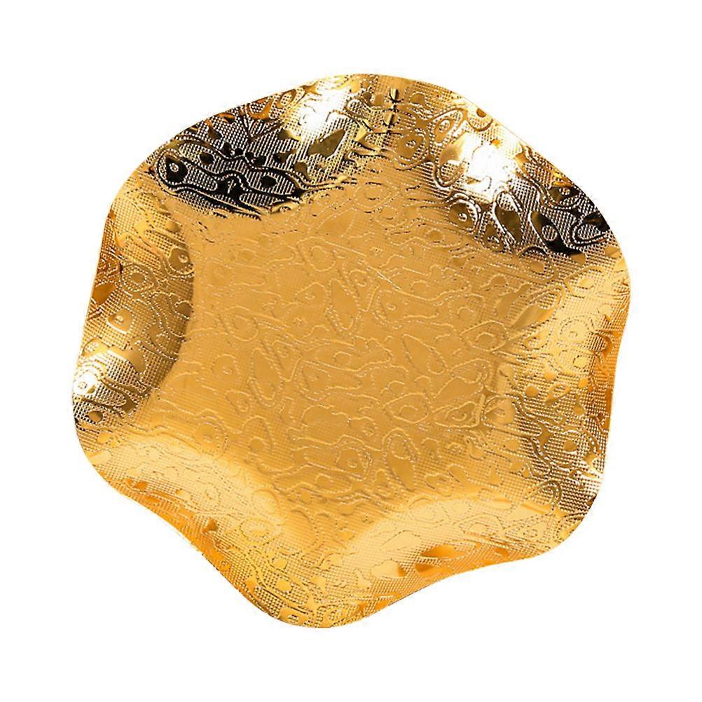 Modern Stylish Alloy Multi Function Fruit Dish Snack Tray for Home Office Parties – Compact Lightweight Design for Dried Fruits Nuts Candies and More