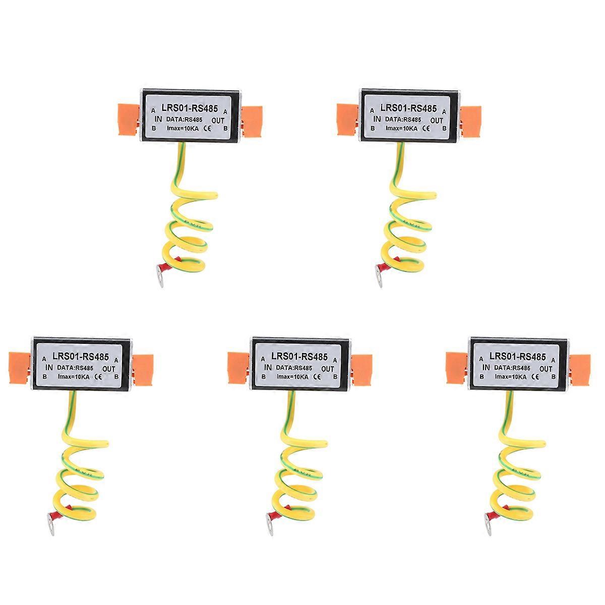5X RS485 Date Signal Power Arrester Anti Surge Protector Monitoring CCTV Camera Protection Device Th