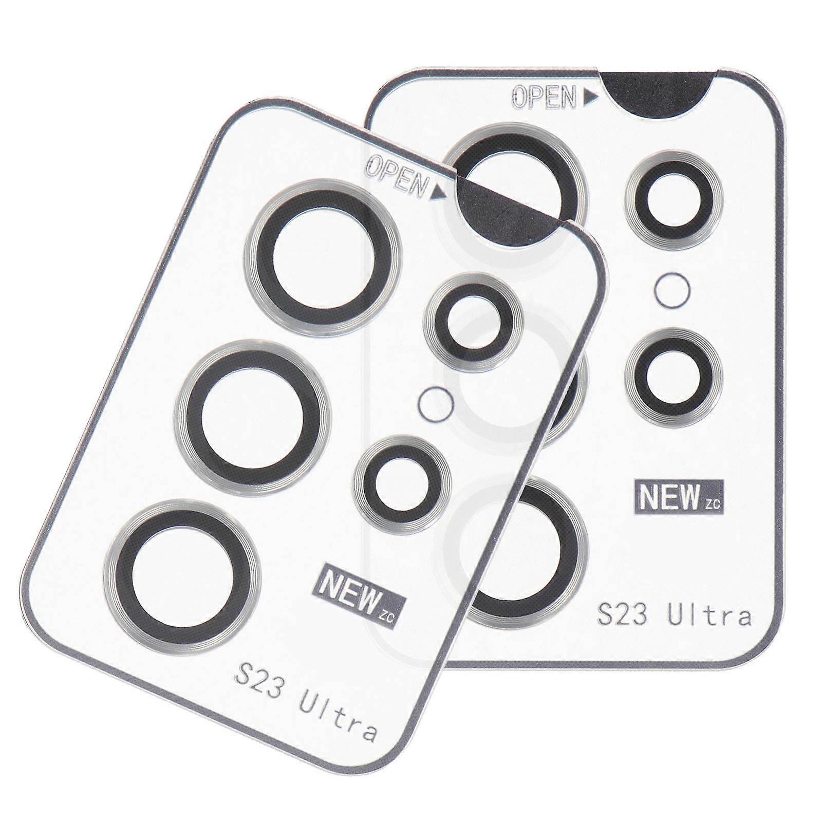 Camera Lens Protective Film Transparent S23 Ultra Elegant Design Everyday Use 2Set