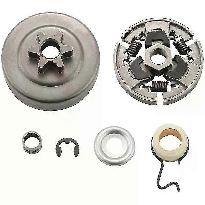Sprocket Clutch 3/8 Inch Fit For Stihl 017 018 021 023 025 Ms170 Ms180 Ms210 Ms230 Ms250 Chainsaw With Washer E-Clip Kit Replace 112
