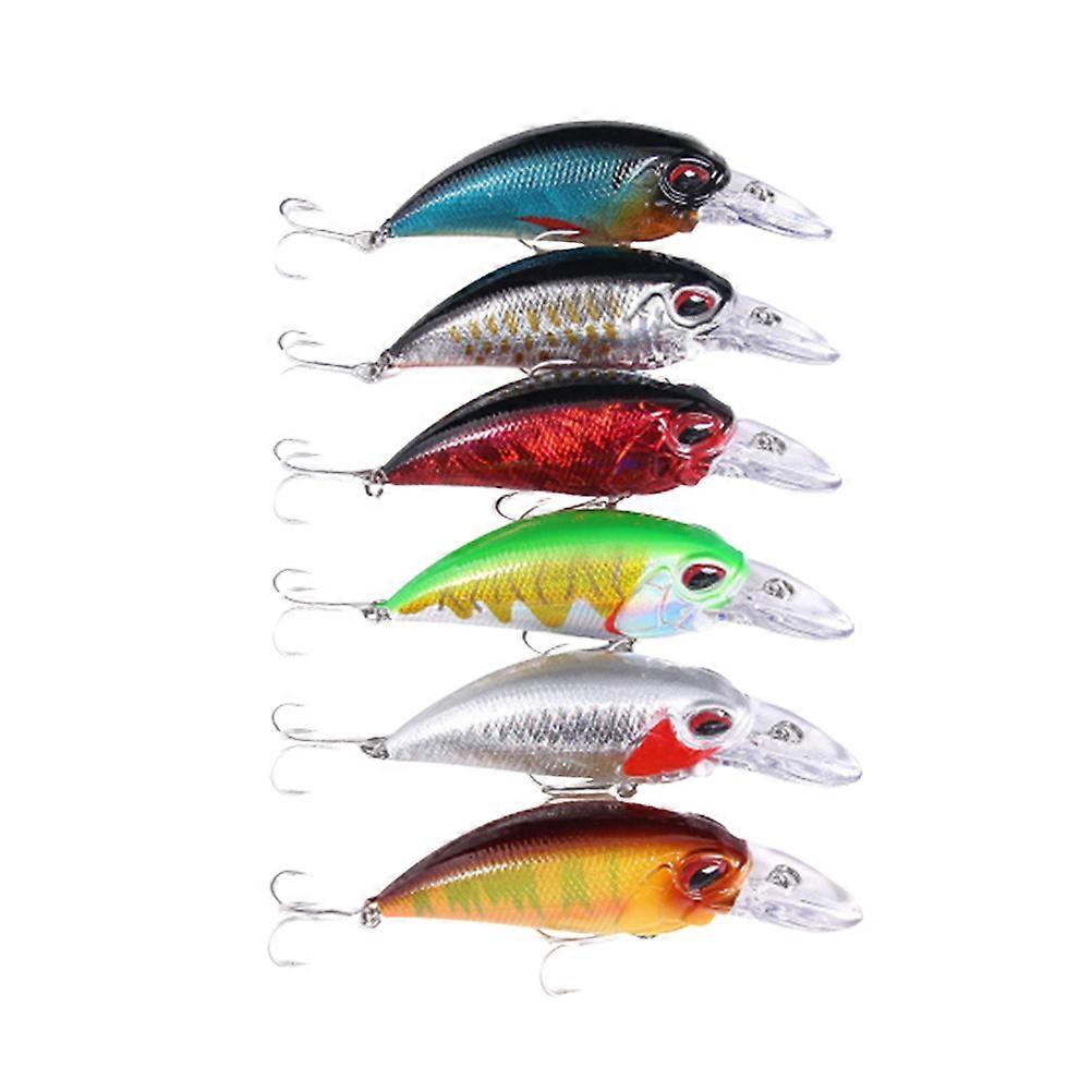 Plastic Fishing Lures with Movable Tongue Plate Design Assorted Color for Fishing Use 8 CM 15.5G 6.8cm 5.2g
