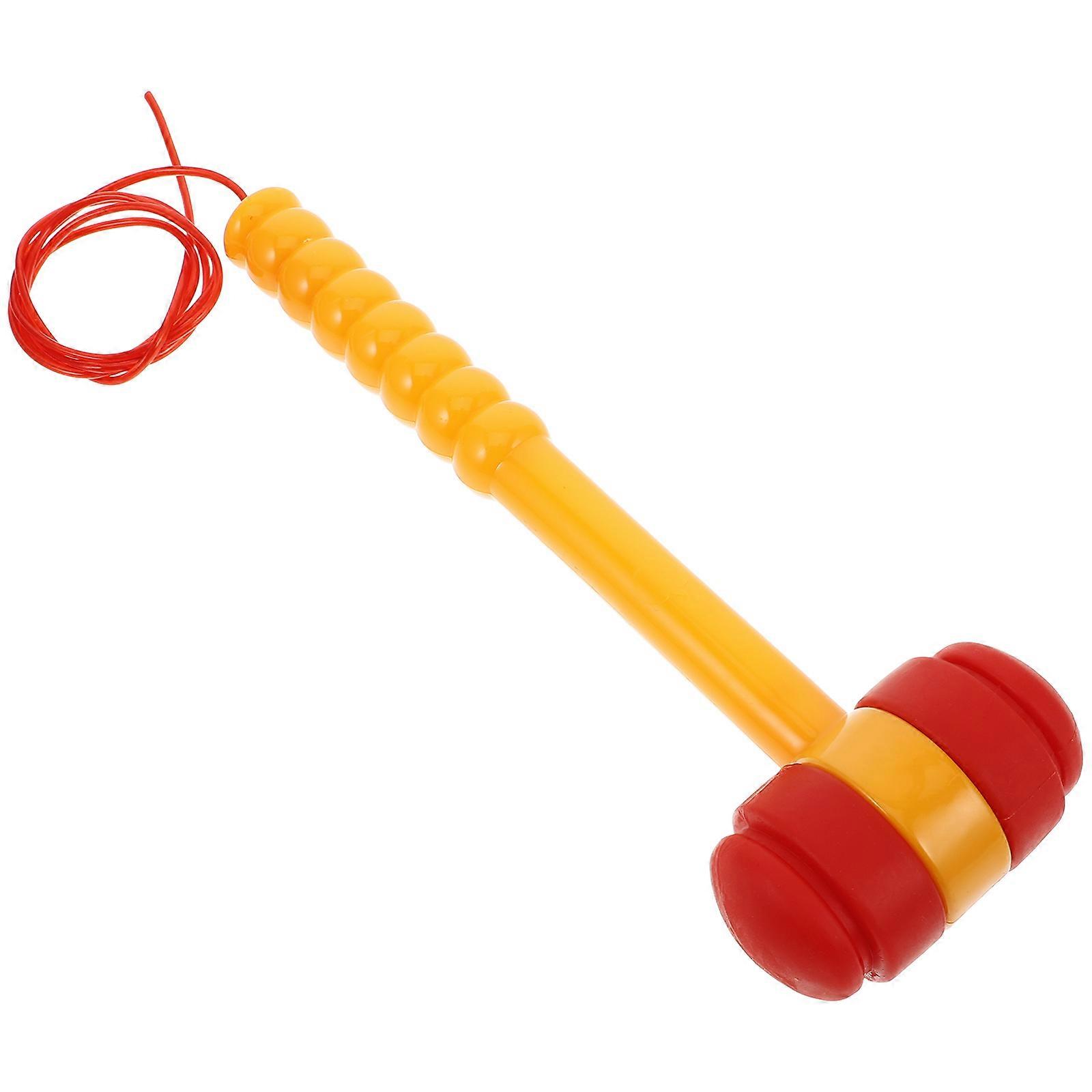 Plastic Mallet Hammer for Interactive DIY Pounding Game – Safe, Non Slip Yellow Toy for Kids’ Early Learning and Family Fun