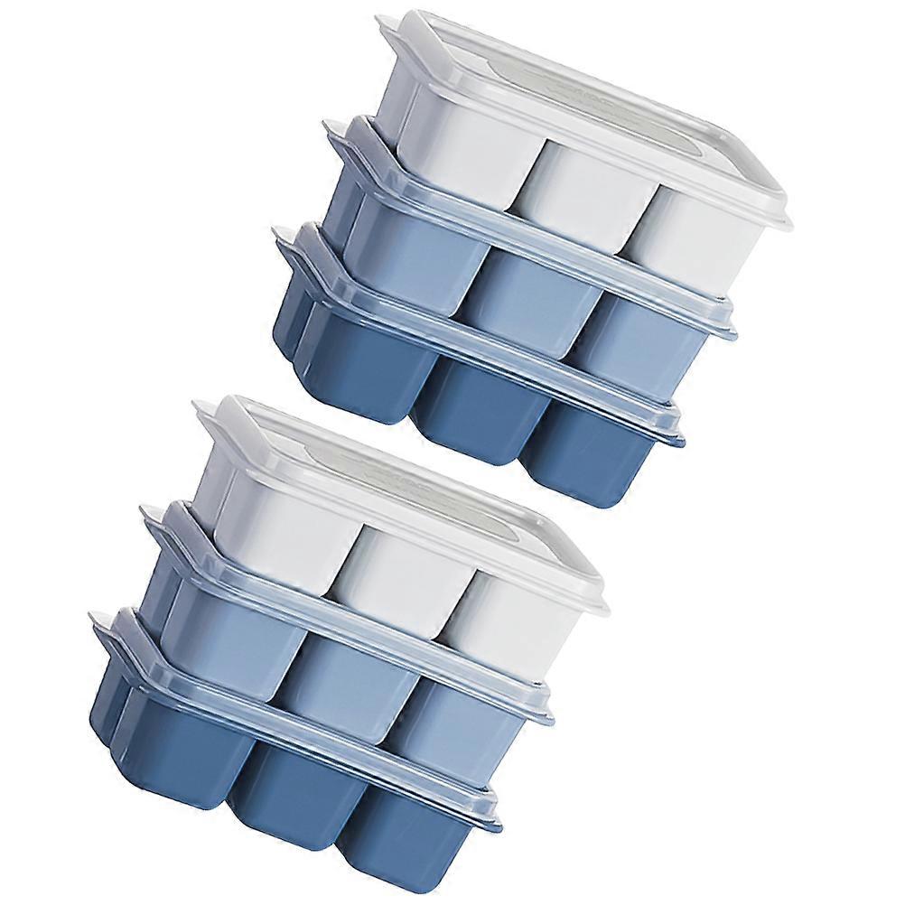 Kitchen Ice Making Mold Creative Ice Tray for Home Supplies Assorted Color 6Pcs