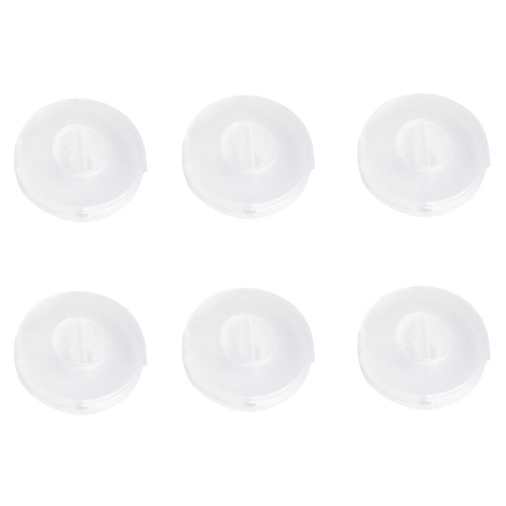 6Pcs Rotary Cable Organizers Plastic Cord Wrap Boxes Portable Cable Keepers