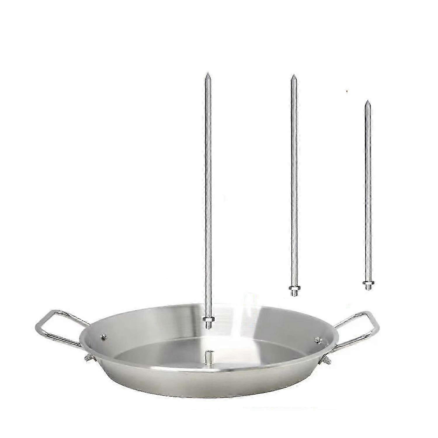 Gyros BBQ accessory with vertical stand and spikes