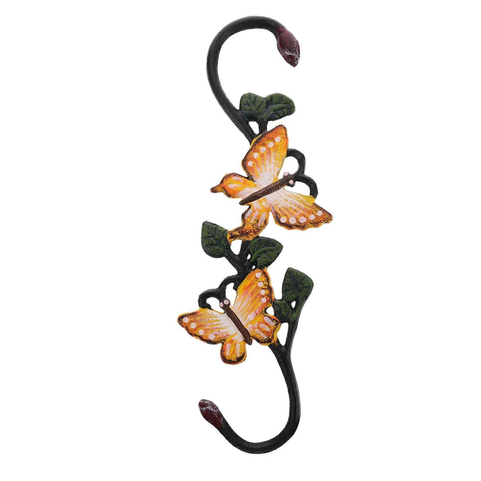 Decorative SHook for Hanging Flower Baskets, Garden, Balcony, Window – Butterfly Design