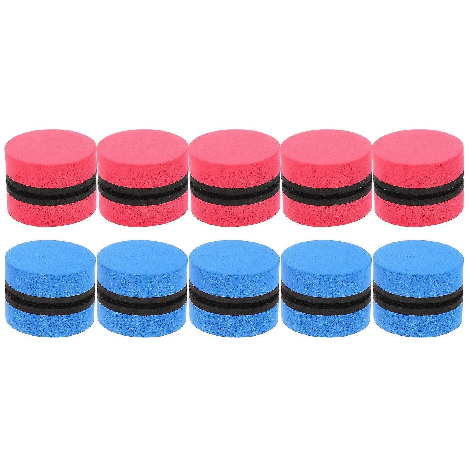 20Pcs Magnetic Dry Erase Erasers For Classroom Supplies In Red Color Shape Ideal For Score Counting Purposes