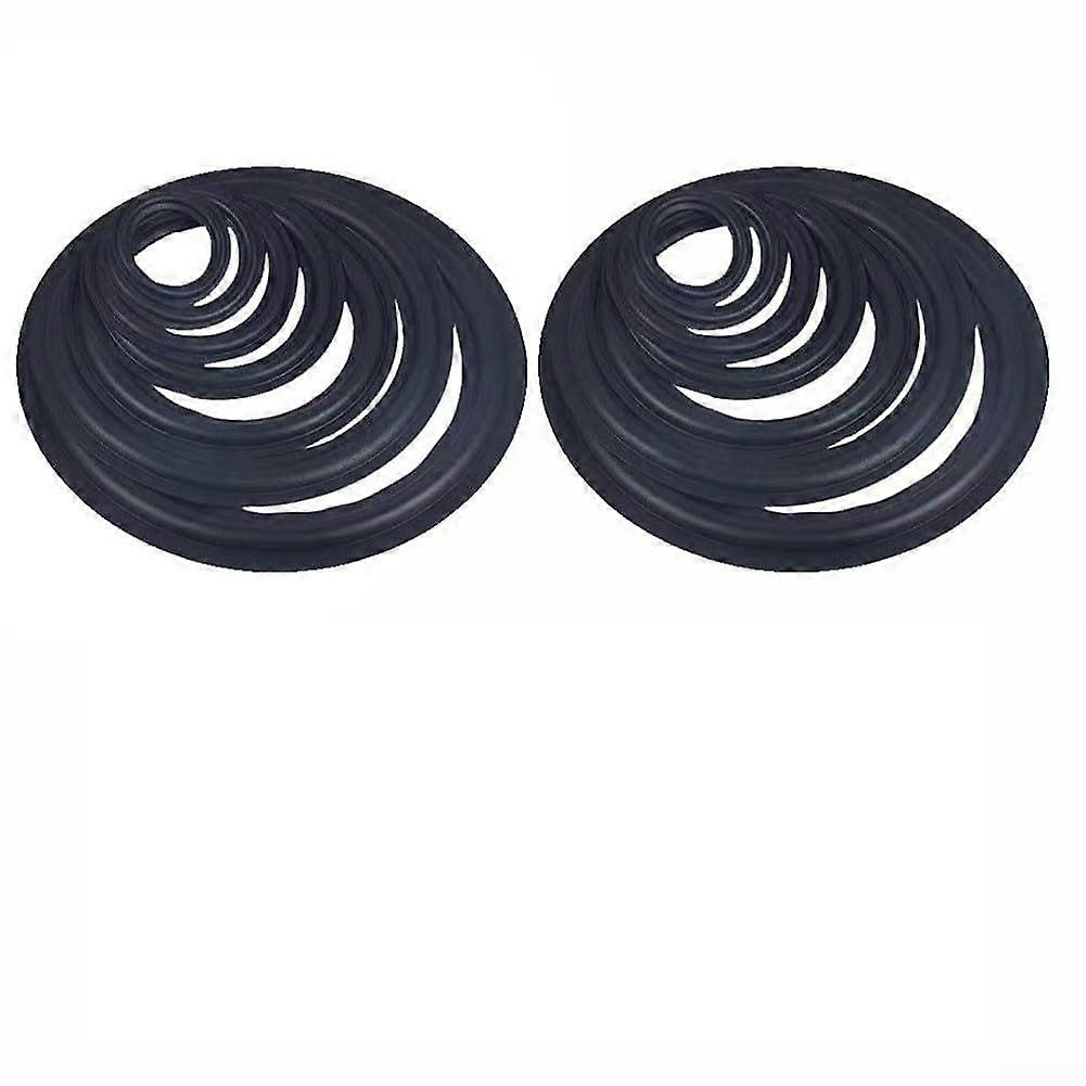Flexible woofer edge replacement with rubber material, ideal for repairing damaged speakers from 4 to 12 inches (30.5 cm).