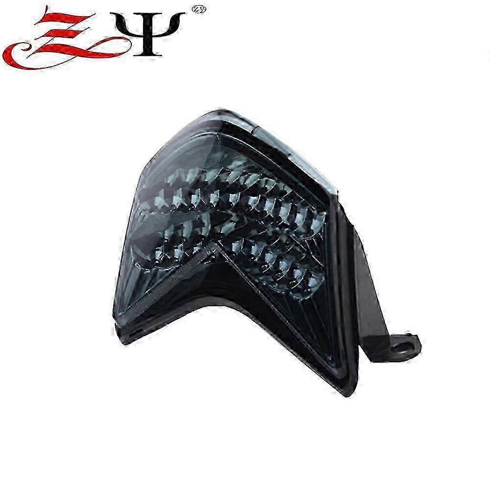 2025 LED Modified Brake Band Turn Signal Taillight for Kawasaki ZX-6R 05-06 & ZX-10R 06-07 - Custom Motorcycle Lighting Upgrade