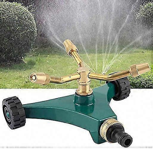 Automatic 360 Rotating Copper Garden Sprinkler - Watering Irrigation Tool