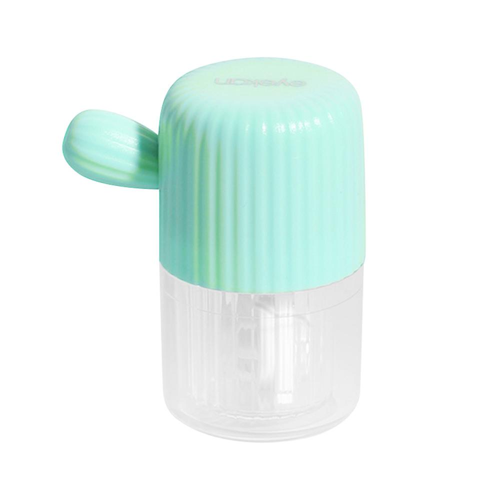 Manually Lenses Cleaner Portable Lens Cleaning Kit For Glasses Travel Use Green Plastic 1Pcs