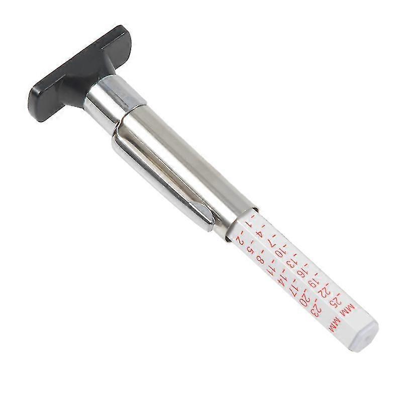 2025 2pcs 25mm Car Tyre Measuring Pen Universal Tire Tread Pattern Depth Measuring Tool Automotivetire Depth Feeler Gauge Thickness Gauges