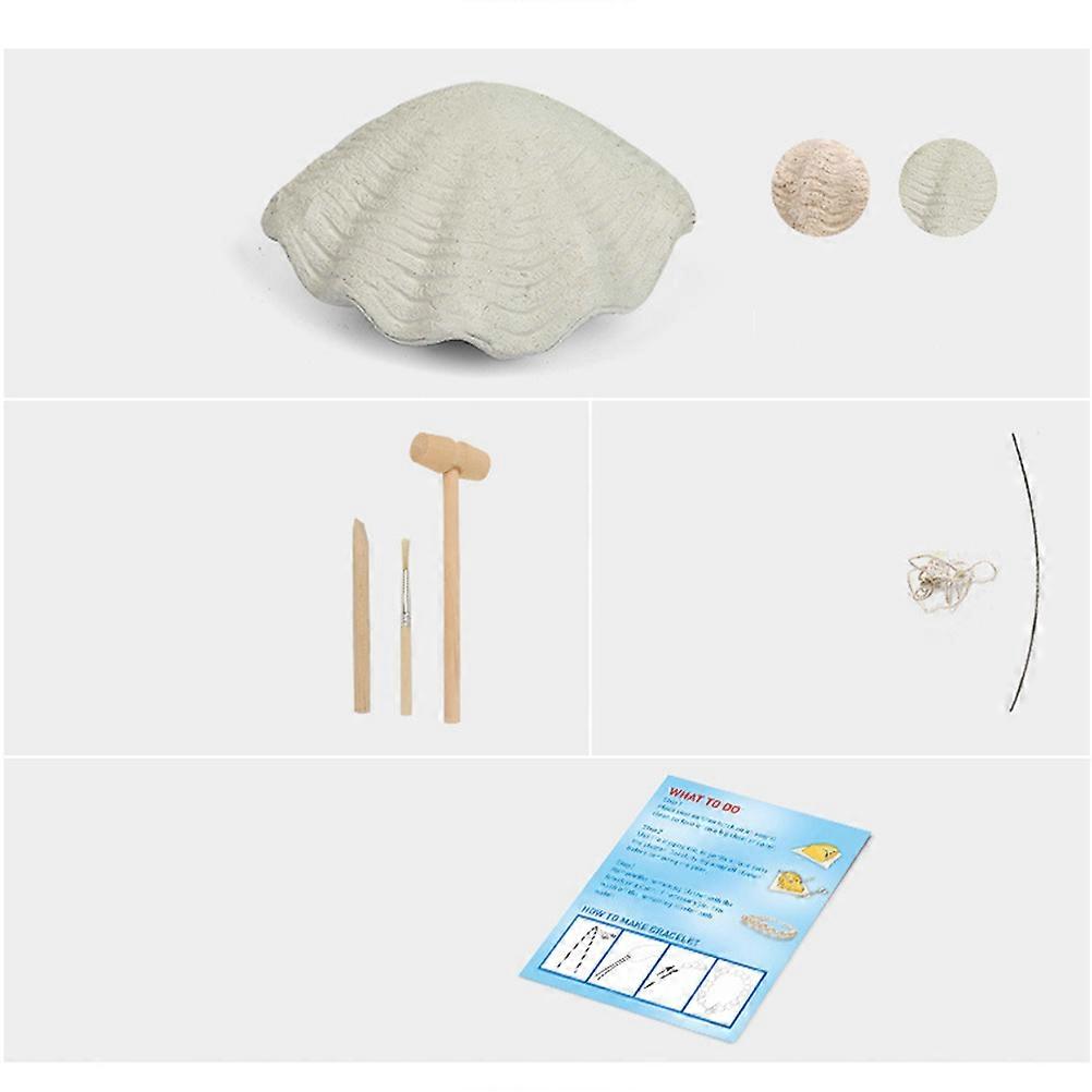 Pearl Digging Educational DIY Shell Bracelet Kit for Enhancing Creativity and Fine Motor Skills – Engaging Play and Learning Activity for All Ages